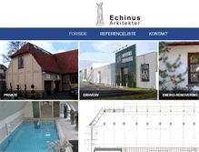 Tablet Screenshot of echinus.dk